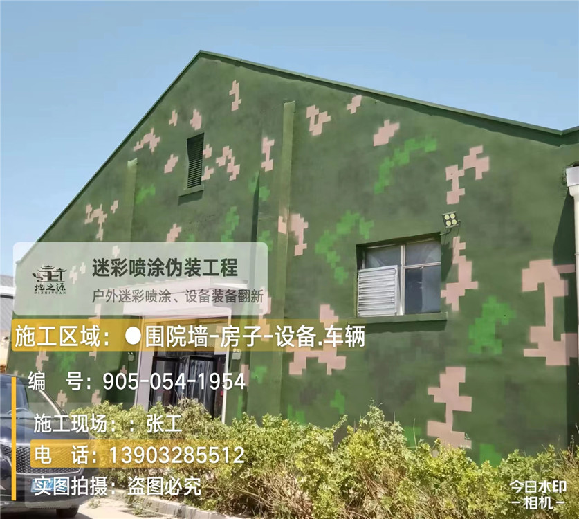 辽阳外墙数码迷彩漆施工报价清单（100㎡标准墙面测算）